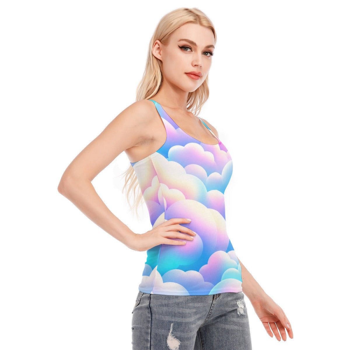 Women's Racer Vest | 190GSM Cotton