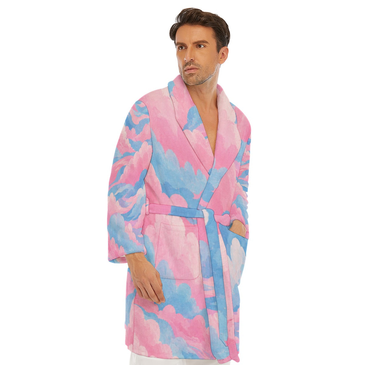 Men's Borg Fleece Robe by O’Nimbus – view 2