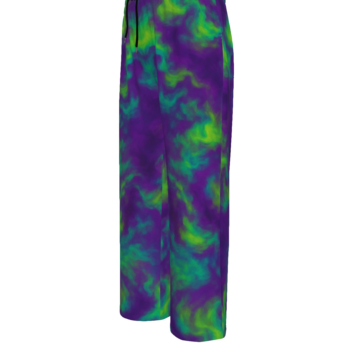 Unisex Knitted Fleece Wide Leg Pants