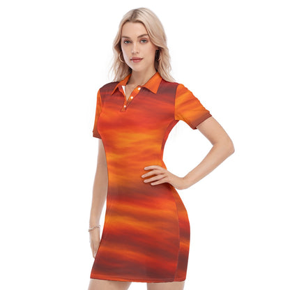 Women's Polo Collar Dress