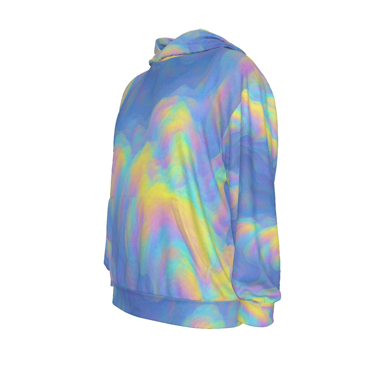 Men's Drop Shoulder Patch Pocket Hoodie