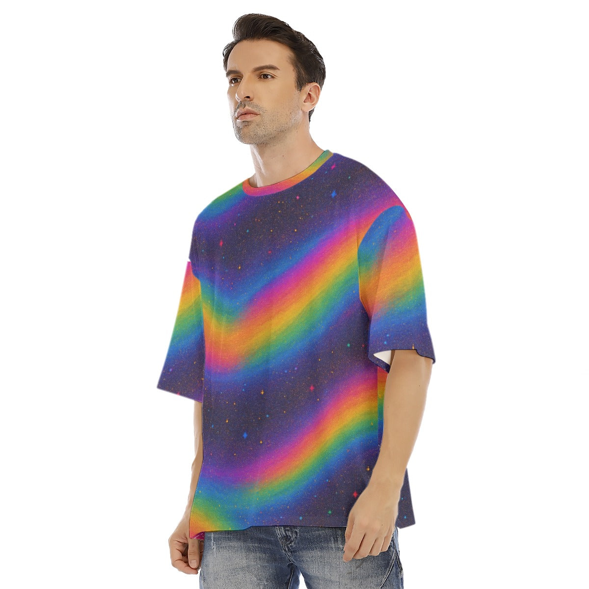 Men's Drop Shoulder T-shirt With Short Sleeve