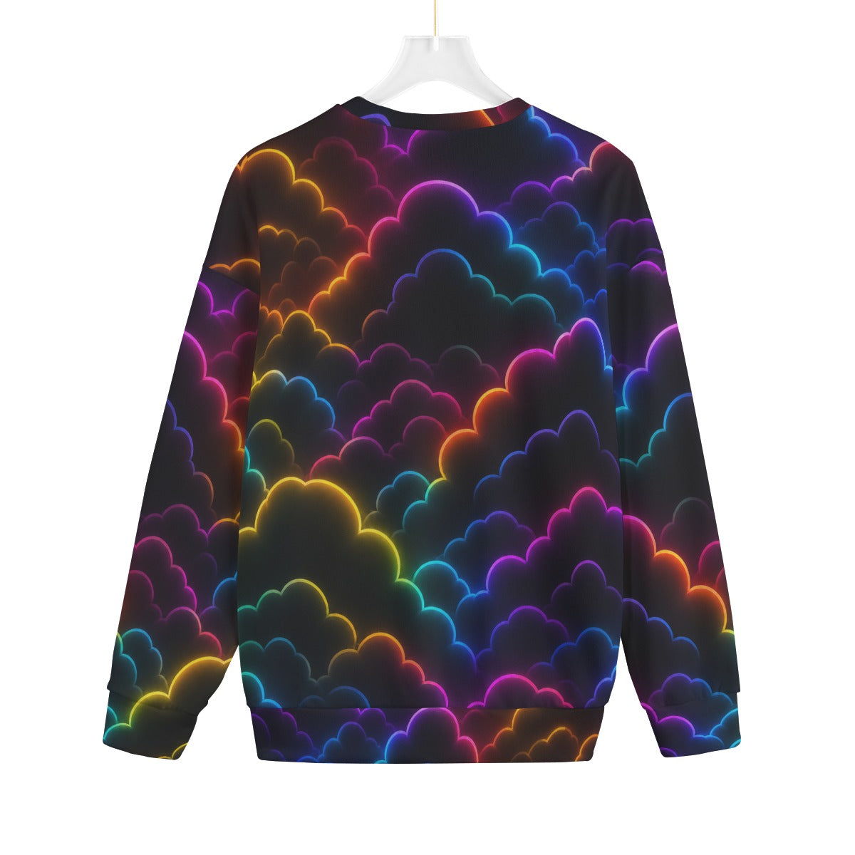 Unisex Drop-shoulder Knitted Fleece Sweater - view 2