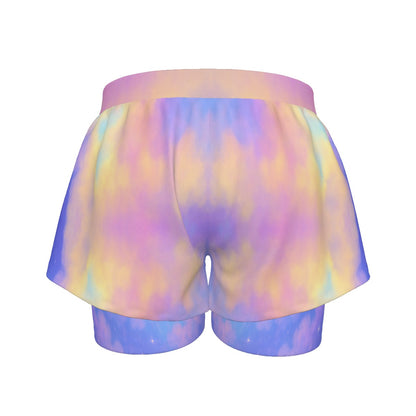 Unisex Sports Lined Shorts