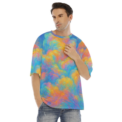 Men's Drop Shoulder T-shirt With Short Sleeve