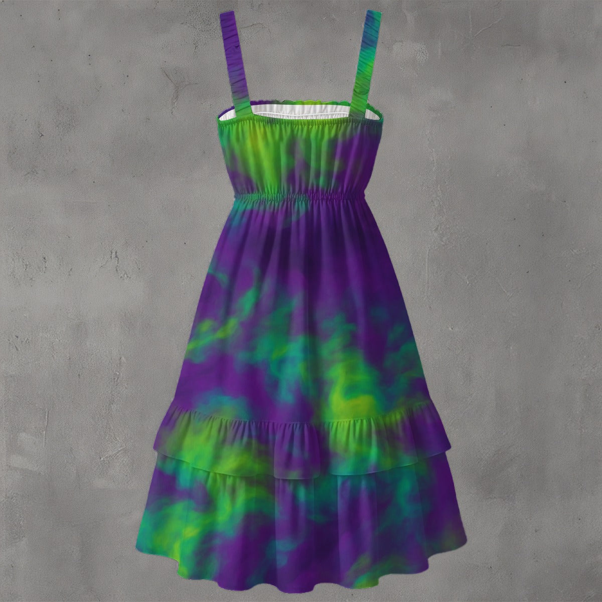 Unisex Women‘s Ruffle Hem Dress