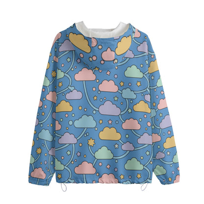 Unisex Pullover Jacket With Zipper Closure