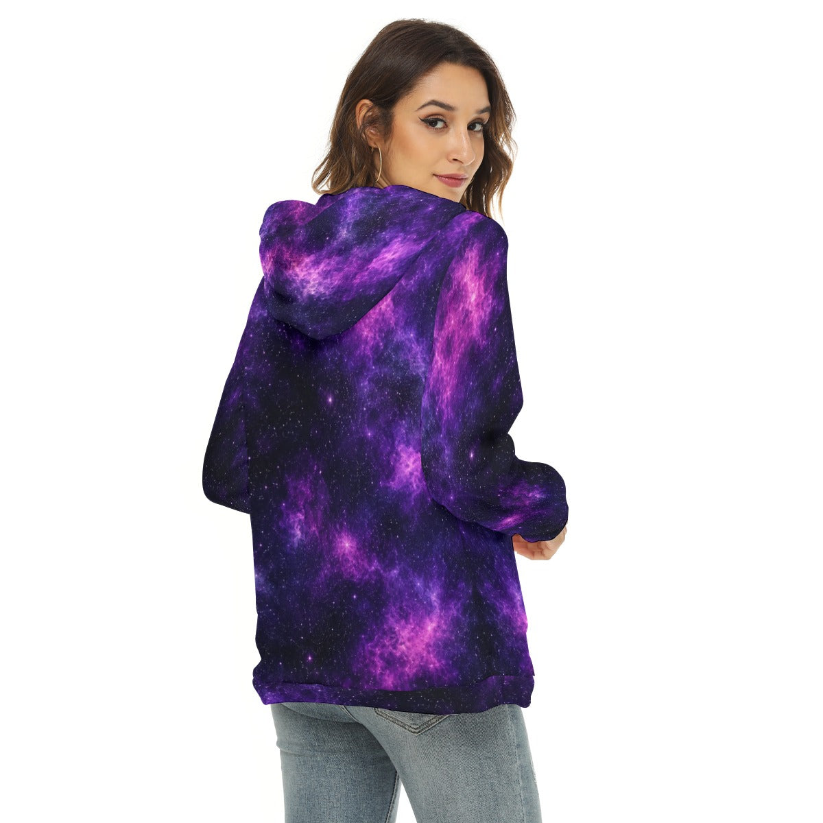 Women’s Borg-Fleece Half-Zip Hoodie - view 4