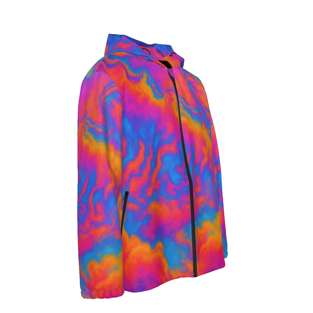 Men's Hooded Zipper Windproof Jacket