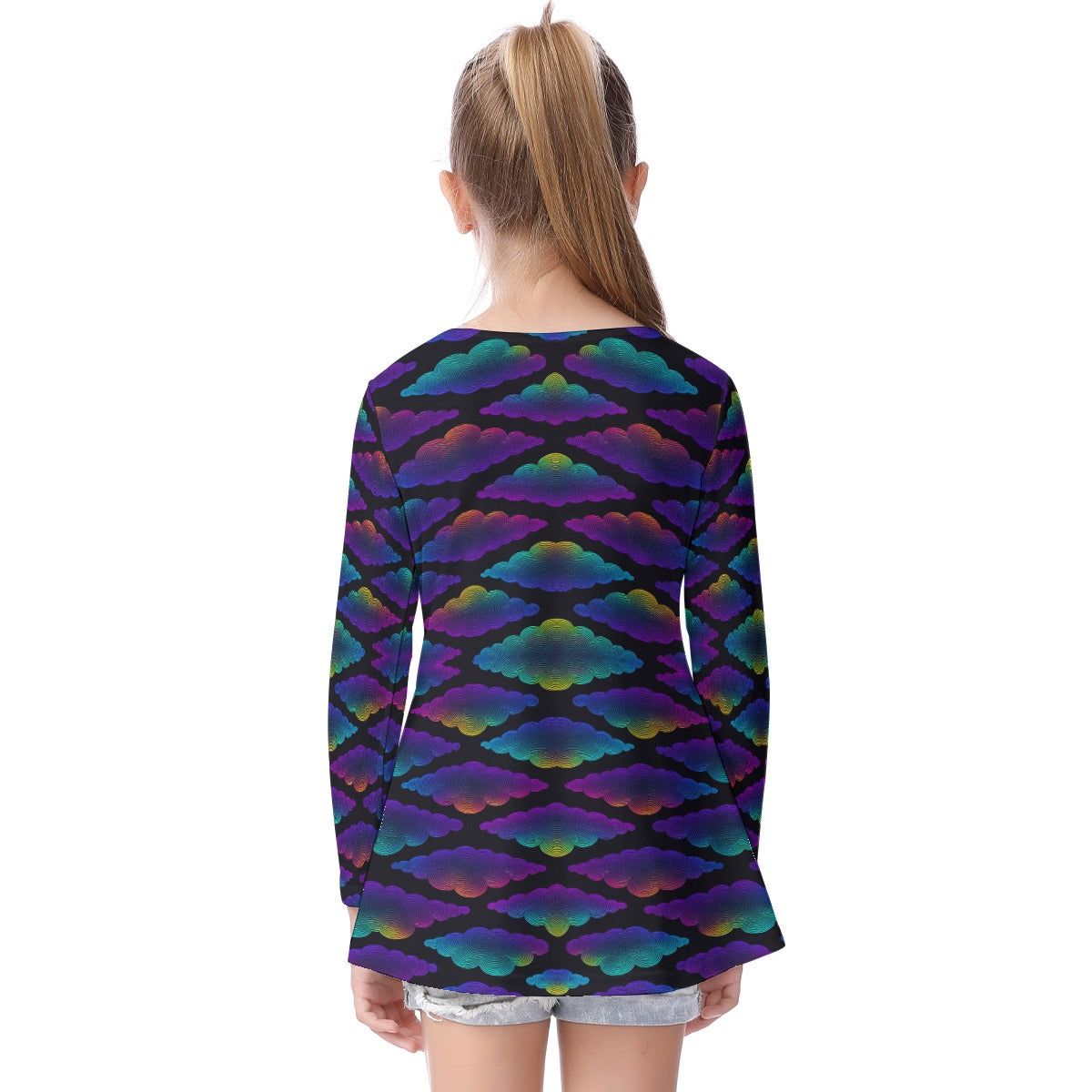 Unisex Kid's Long Sleeve O-neck T-shirt