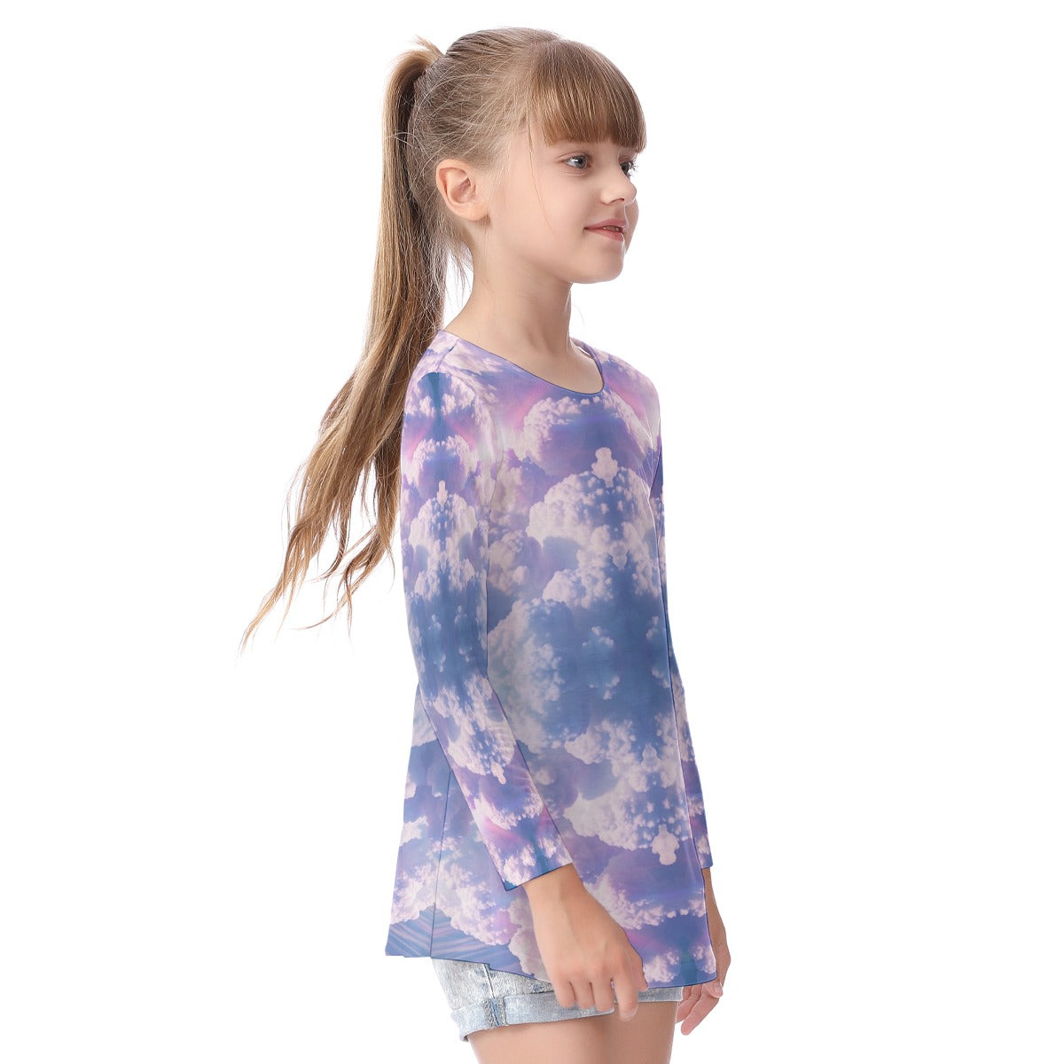 Unisex Kid's Long Sleeve O-neck T-shirt