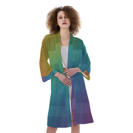 Women's Satin Kimono Robe