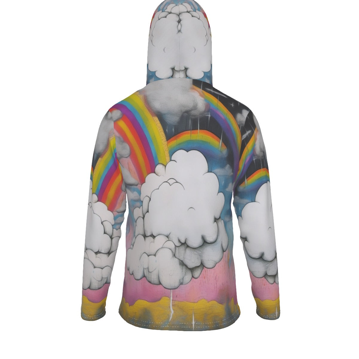 Men's Pullover Hoodie With Mask - view 2