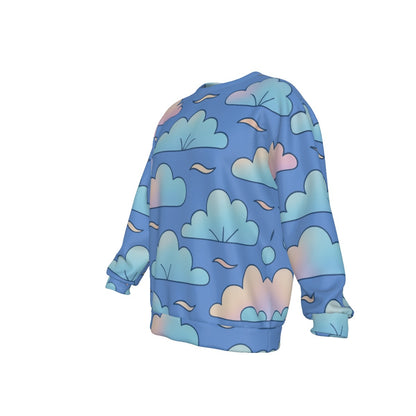 Men's Drop Shoulder Round Neck Long-Sleeved Sweatshirt