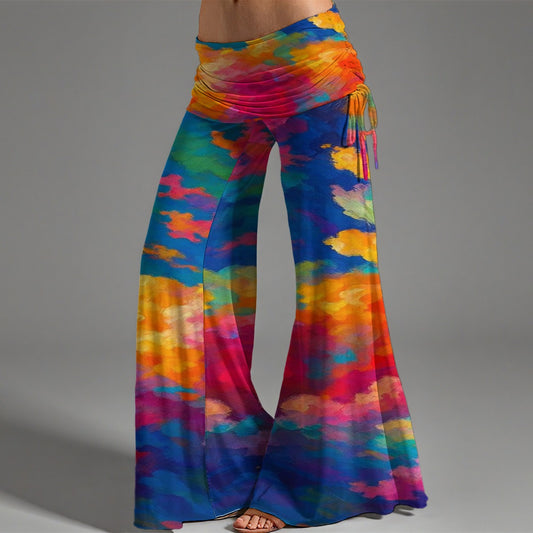 Women's High Waist Wide Leg Pants