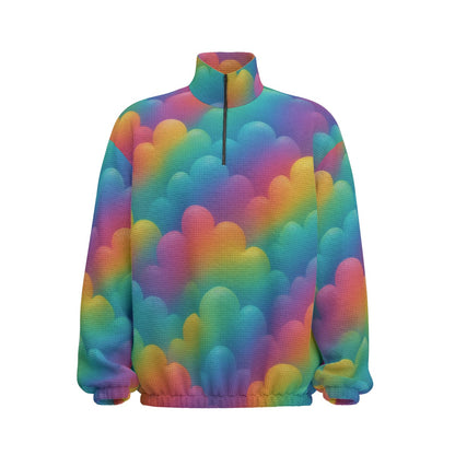 Unisex Turtleneck Zippered Sweatshirt