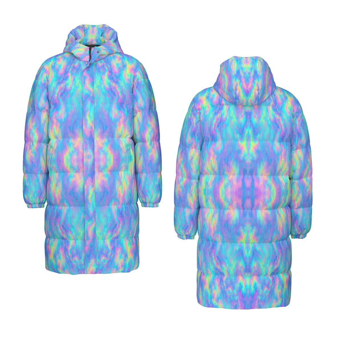 Unisex Long Down Jacket