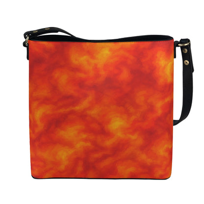 Unisex Minimalist Square Crossbody Bucket Bag