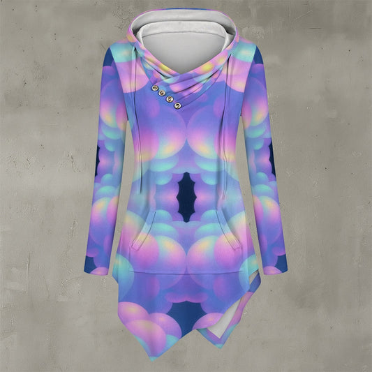 Women's Asymmetric Hem Hoodie
