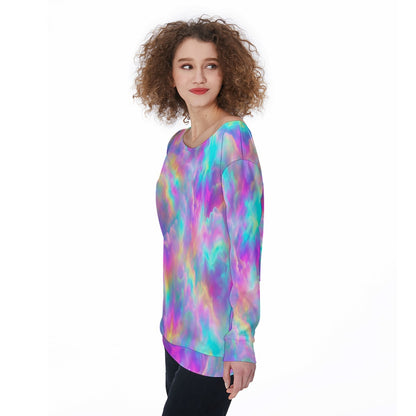 Women's Off-Shoulder Sweatshirt