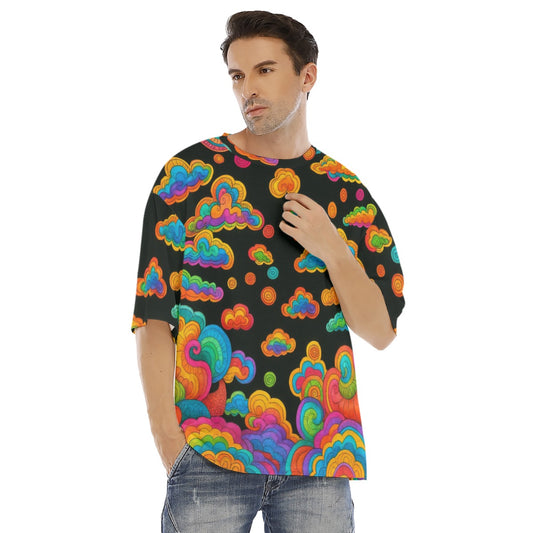 Men's Drop Shoulder T-shirt With Short Sleeve