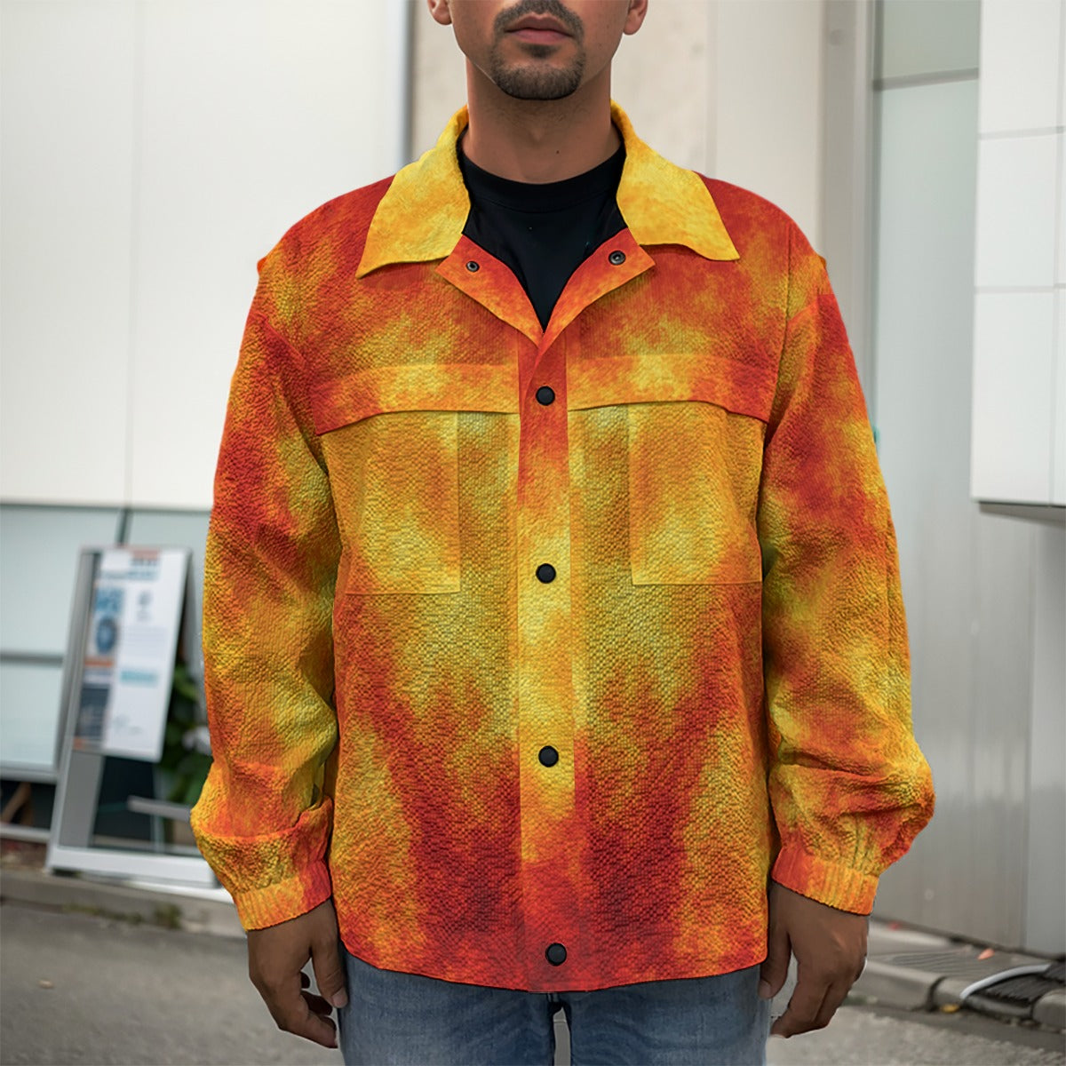 Men’s Casual Lapel Jacket - view 1