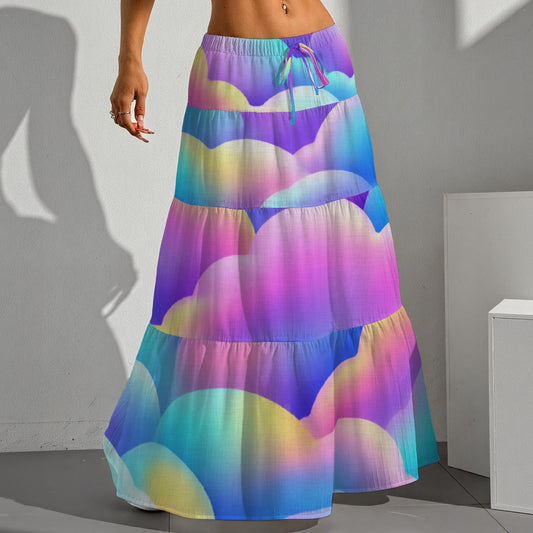 Women's Pleated Long Skirt