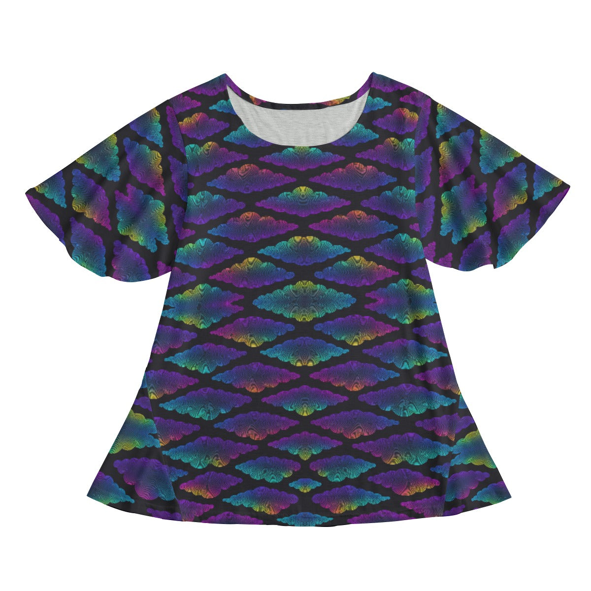 Women's Round Neck T-shirt With Short Sleeve