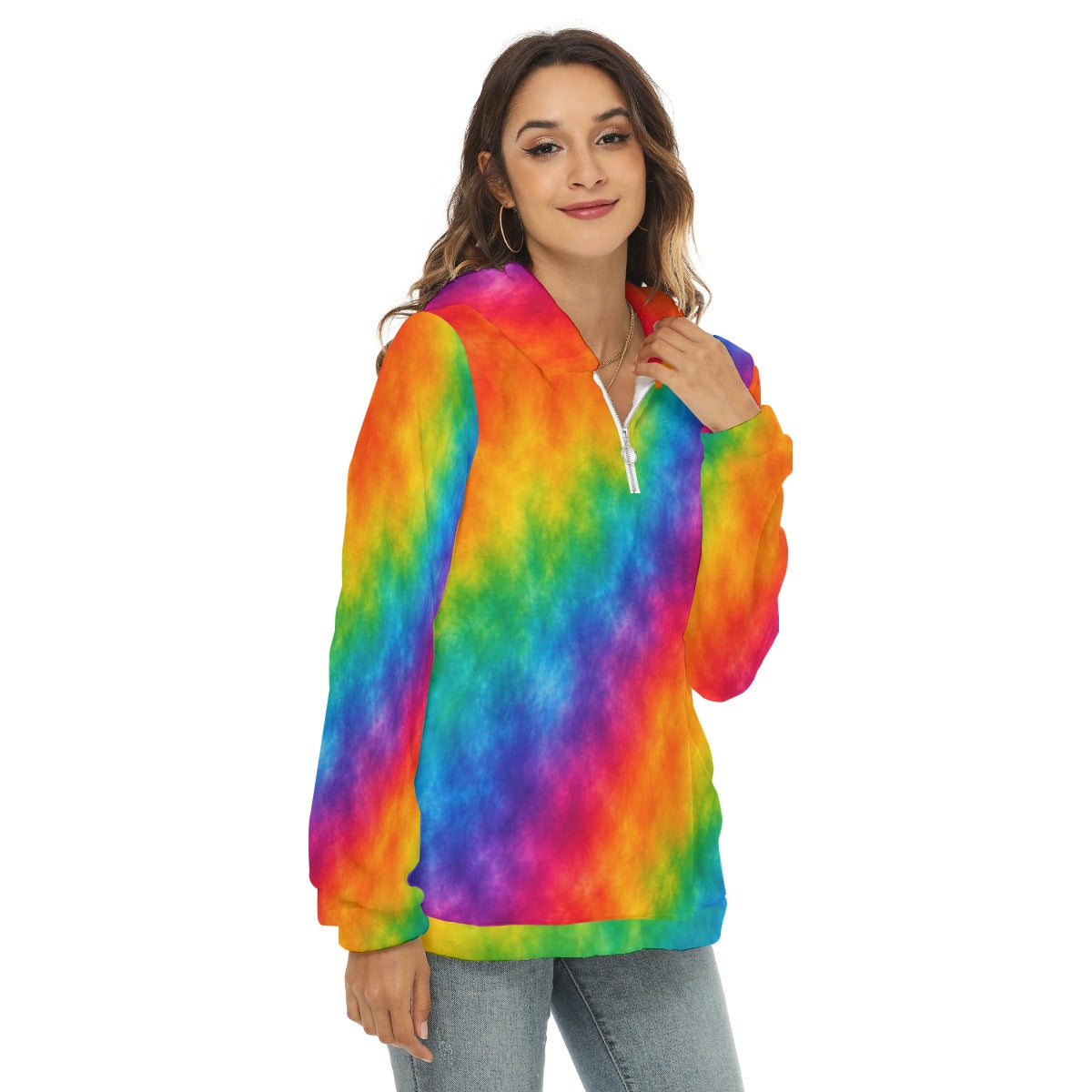 Women’s Borg-Fleece Half-Zip Hoodie - view 2