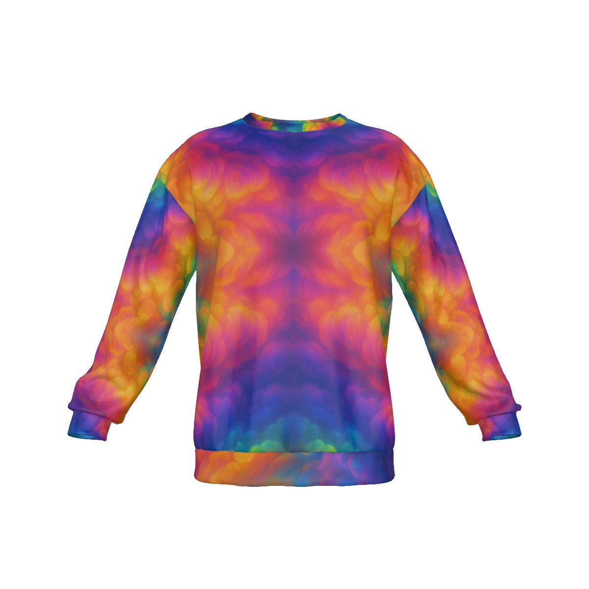 Men's Drop Shoulder Round Neck Long-Sleeved Sweatshirt