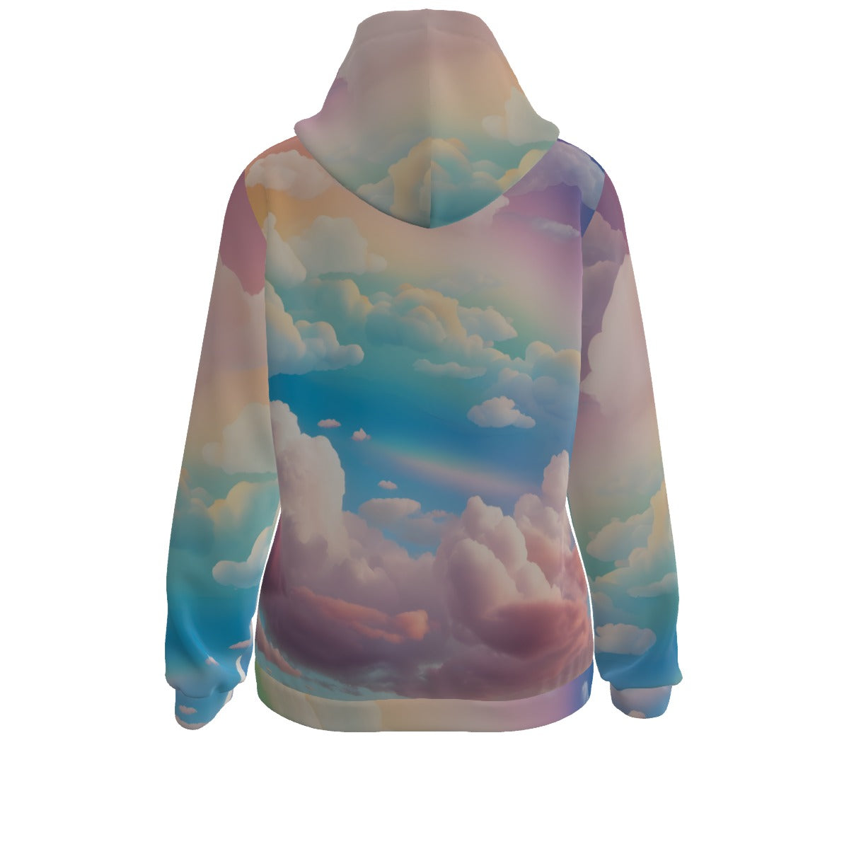 Women's Borg Fleece Hoodie With Half Zip