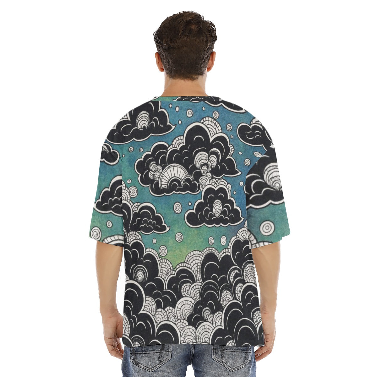 Men's Drop Shoulder T-shirt With Short Sleeve