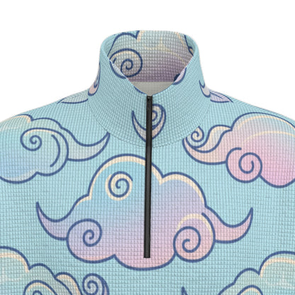 Unisex Turtleneck Zippered Sweatshirt