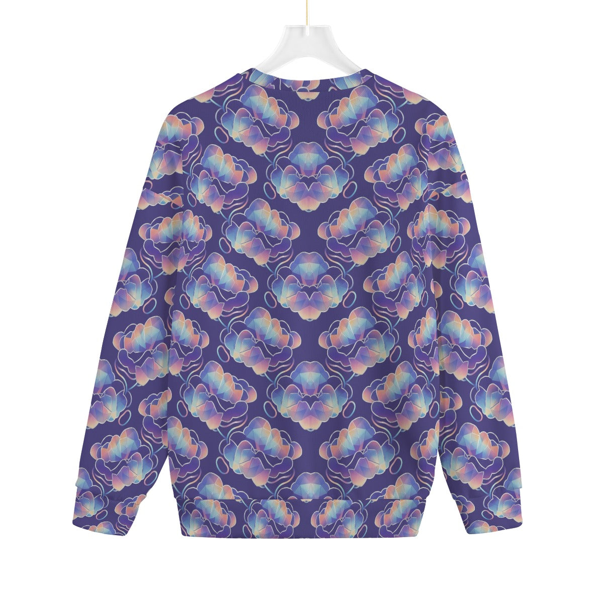 Unisex Drop-shoulder Knitted Fleece Sweater - view 2