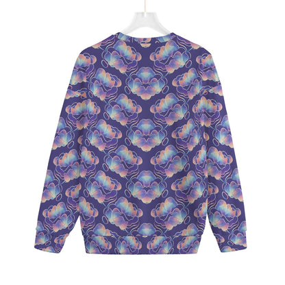 Unisex Drop-shoulder Knitted Fleece Sweater - view 2