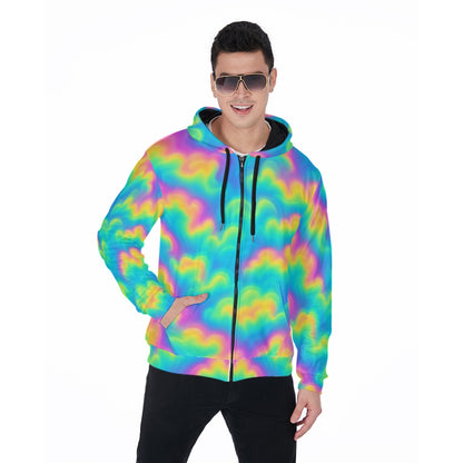 Unisex Zip Up Hoodie With Pocket