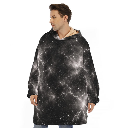 Unisex Sherpa-Fleece Hoodie Blanket - view 1