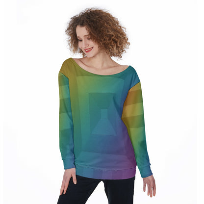 Women's Off-Shoulder Sweatshirt