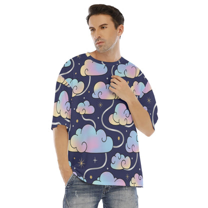 Men's Drop Shoulder T-shirt With Short Sleeve
