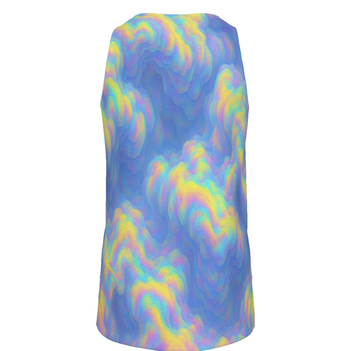 Men's Curved Hem Long Tank Top