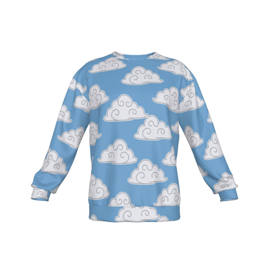 Men's Drop Shoulder Round Neck Long-Sleeved Sweatshirt