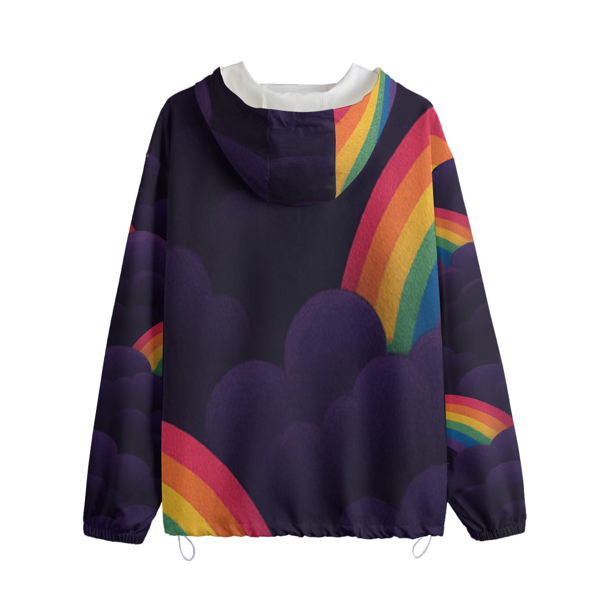 Unisex Pullover Jacket With Zipper Closure