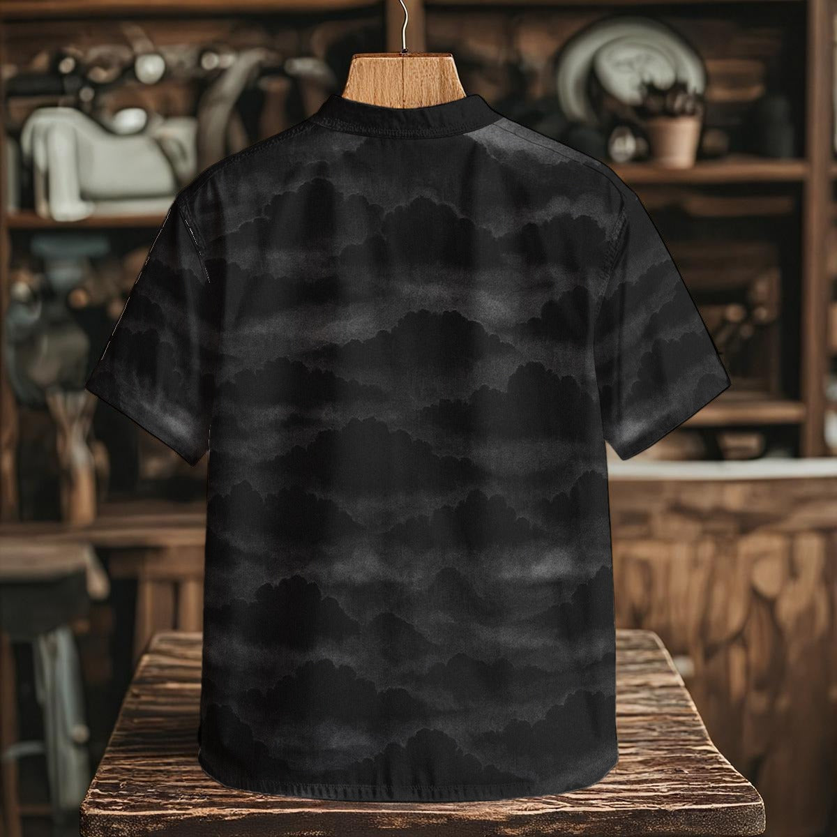 Men's Henley Shirt With Chest Pocket