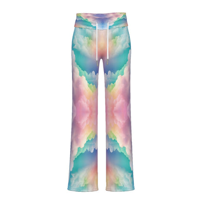 Women's High-waisted Straight-leg Trousers