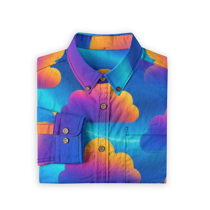 Men's Casual Lapel Long Sleeve Shirt|125GSM Cotton