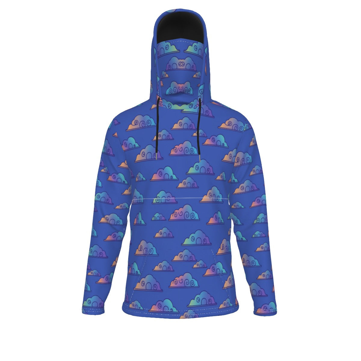Men's Pullover Hoodie With Mask - view 1