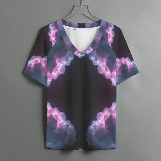 Women's V-neck T-shirt With Short Sleeve