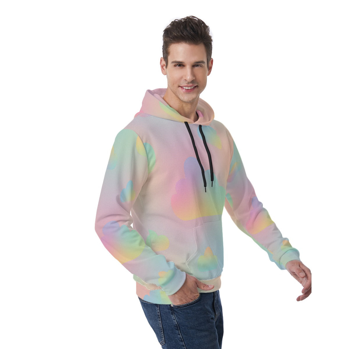 Men's Thicken Pullover Hoodie With Inner Hood