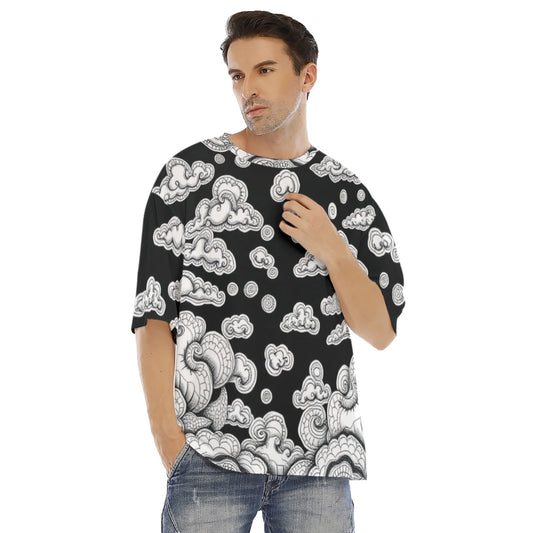 Men's Drop Shoulder T-shirt With Short Sleeve