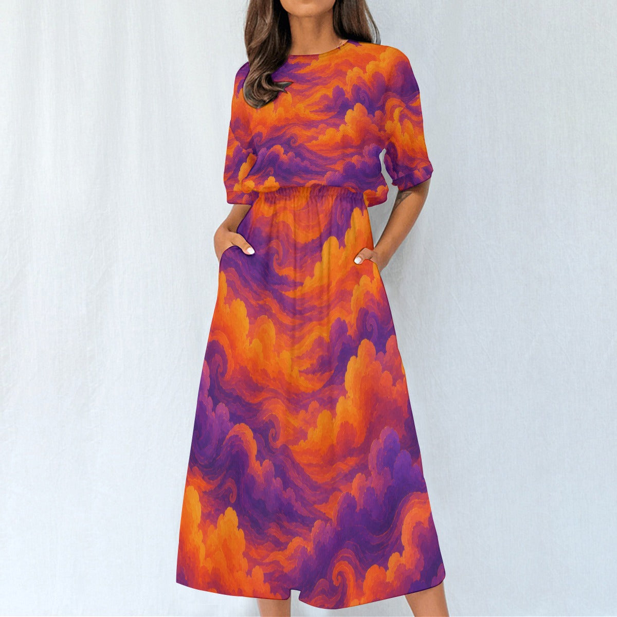 Women's Elastic Waist Dress by O’Nimbus – view 3